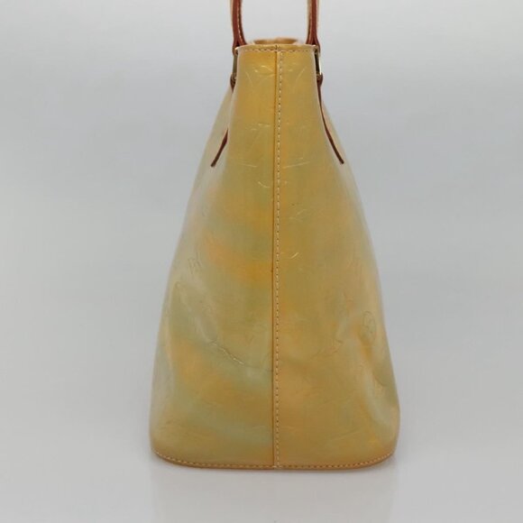 LOUIS VUITTON Monogram Vernis Houston Hand Bag Gris M91053 LV Auth ki5812 - Picture 4 of 16